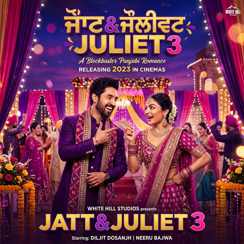 Jatt & Juliet 3 Poster